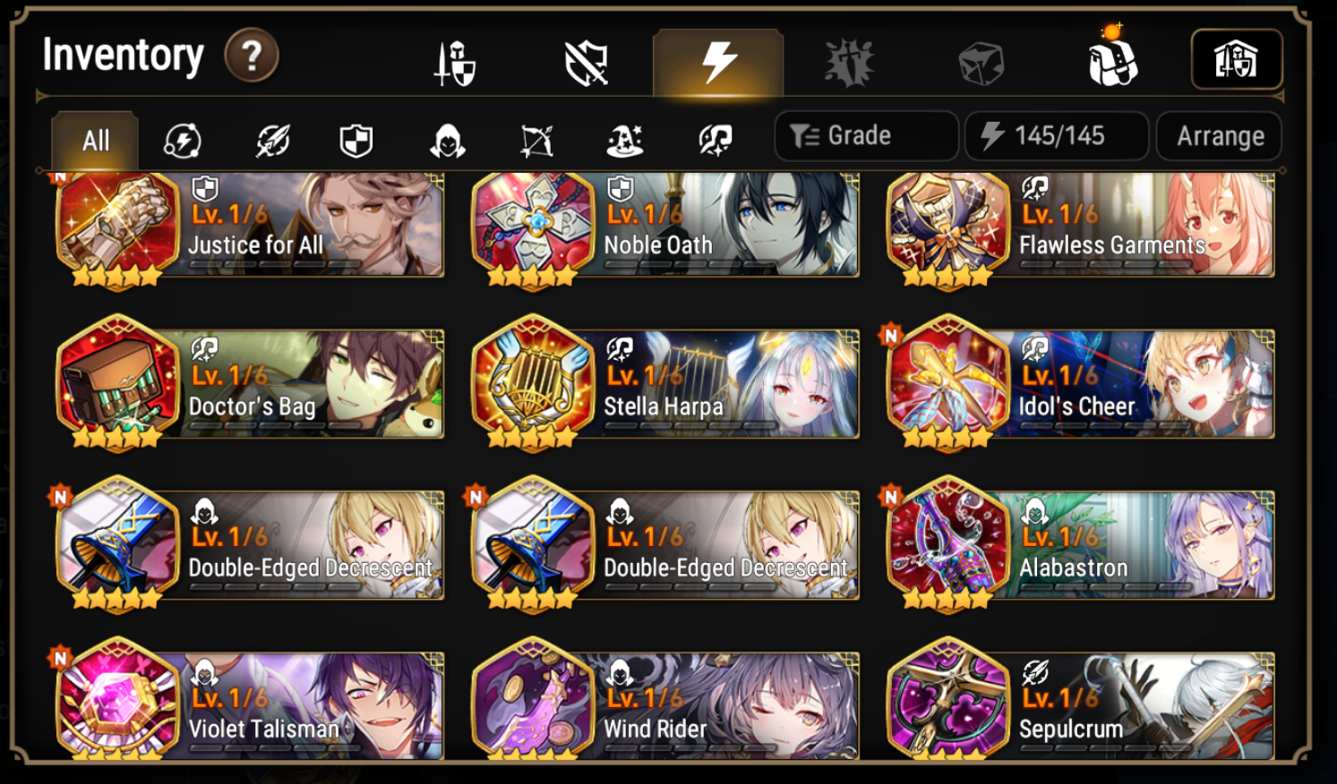 [GLOBAL] Epic 7 Seven 4ML Frieren Arbiter Vildred Maid Chloe Top Model Luluca +37ML pulls 1500Mystics +20 Speed +Name Starter Account-Mobile Games Starter
