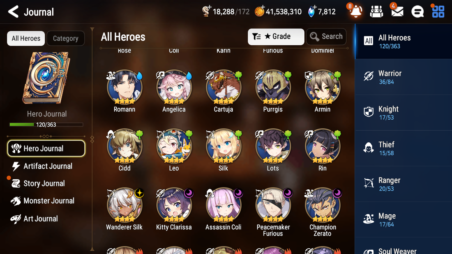 [GLOBAL] Epic 7 Seven 4ML Frieren Arbiter Vildred Maid Chloe Top Model Luluca +37ML pulls 1500Mystics +20 Speed +Name Starter Account-Mobile Games Starter