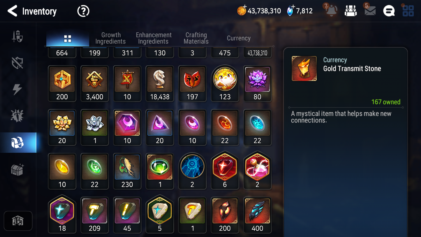 [GLOBAL] Epic 7 Seven 4ML Frieren Arbiter Vildred Maid Chloe Top Model Luluca +37ML pulls +20 Speed + 4 Sets Gear +Name Starter Account-Mobile Games Starter