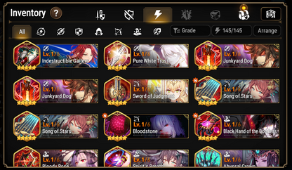 [GLOBAL] Epic 7 Seven 4ML Frieren Arbiter Vildred Maid Chloe Top Model Luluca +37ML pulls 1500Mystics +20 Speed +Name Starter Account-Mobile Games Starter