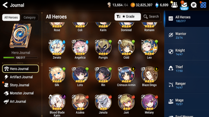 [Global] Epic 7 Seven 4ML Laia Archdemon's Shadow Top Model Luluca Little Queen Silver Blade Aramintha +Name Starter Account-Mobile Games Starter