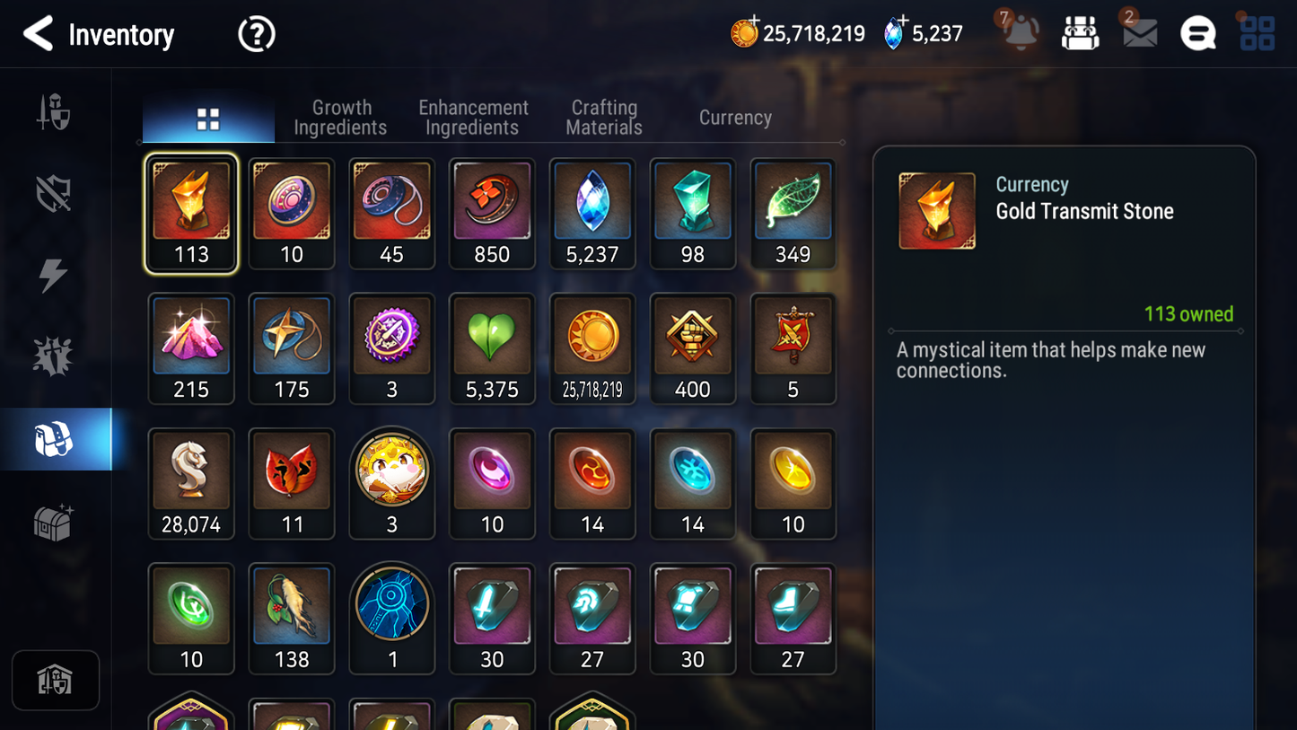 [GLOBAL] Epic 7 Seven 4ML Lone Crescent Bellona Remnant Violet Requiem Roana+ ML pulls + 20 Speed + Name Starter Account-Mobile Games Starter