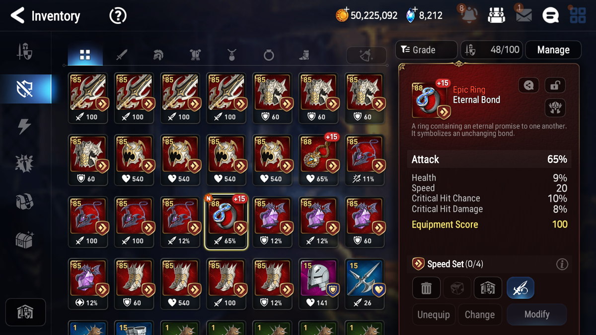 [GLOBAL] Epic 7 Seven 4ML New Moon Luna Navy Captain Landy Urban Shadow Choux Lidica + 54ML pulls +2x 20 Speed + Luna Skin +Name Starter Account-Mobile Games Starter