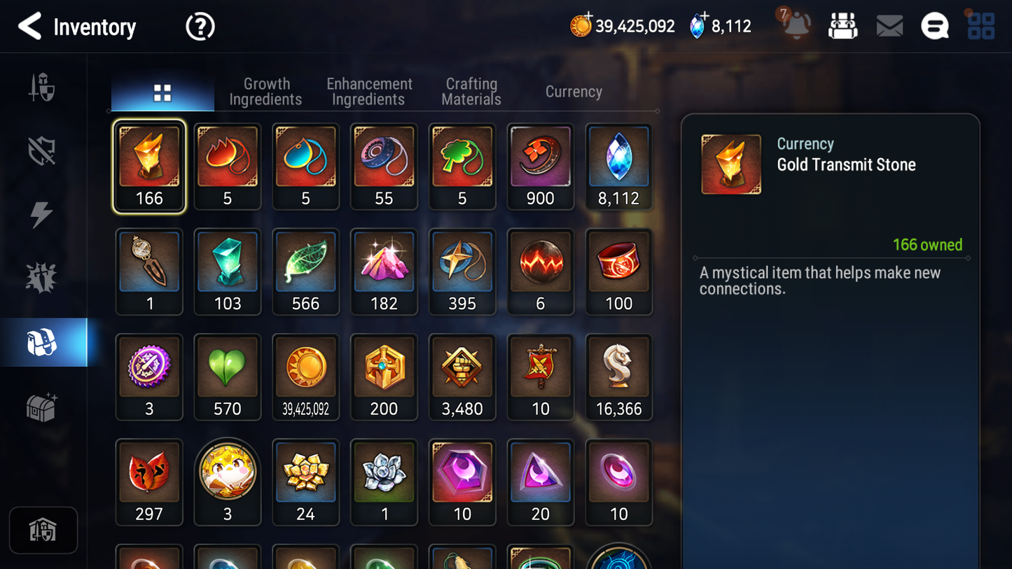 [GLOBAL] Epic 7 Seven 4ML New Moon Luna Navy Captain Landy Urban Shadow Choux Lidica + ML pulls +20 Speed +Name Starter Account-Mobile Games Starter