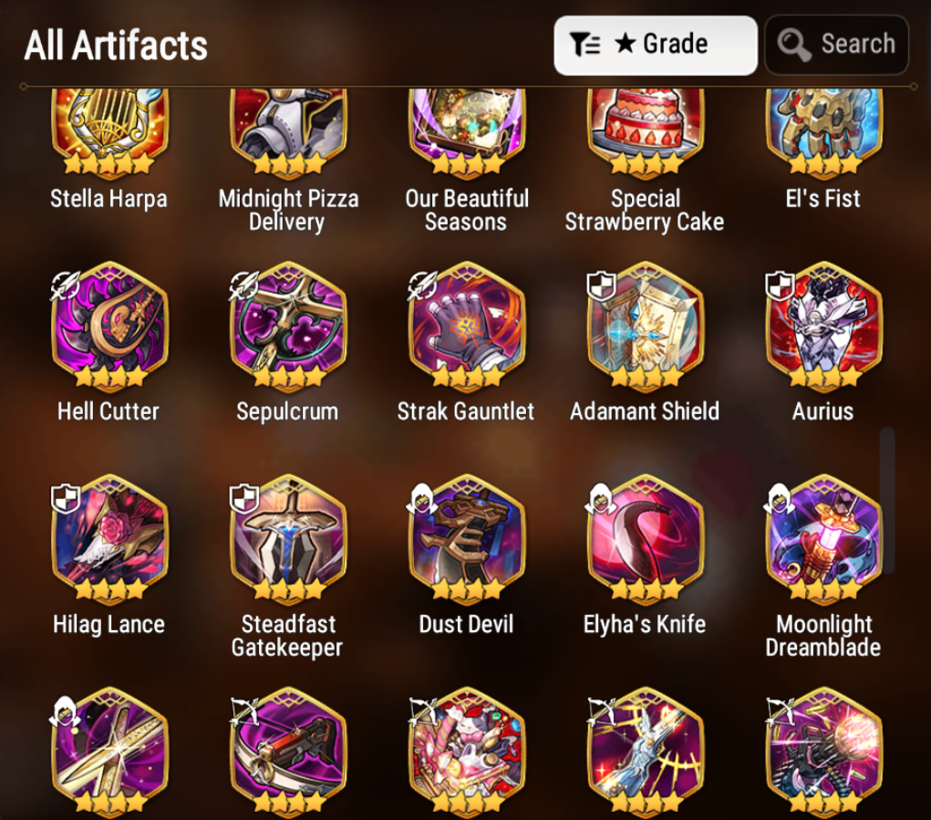 [GLOBAL] Epic 7 Seven 4ML New Moon Luna Sea Phantom Politis Conqueror Lilias Kawerik + 70ML pulls 14k skystones 3000 mystics + Name Starter Account-Mobile Games Starter