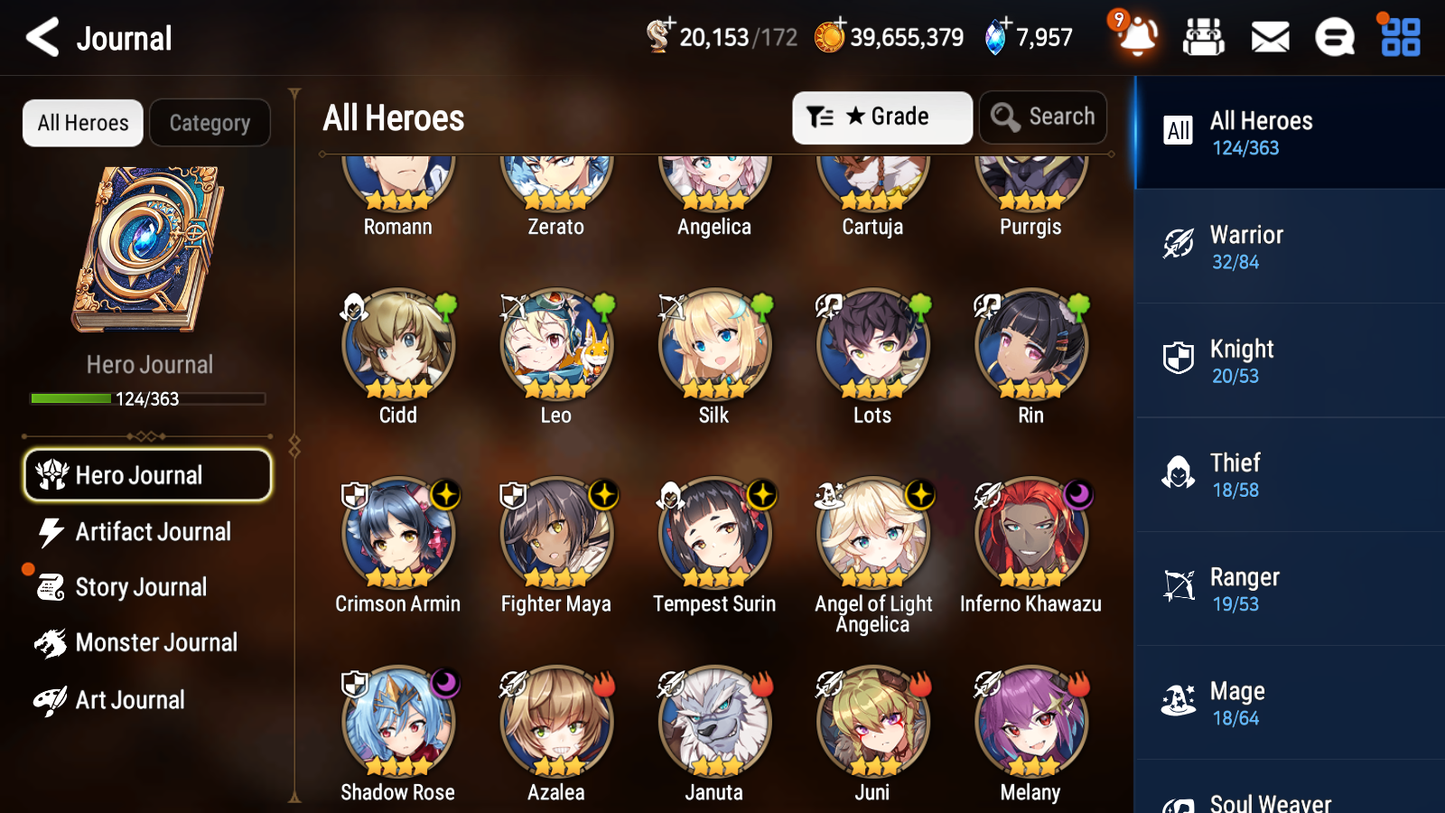 [GLOBAL] Epic 7 Seven 4ML Pirate Captan Flan Ruele Maid Chloe Commander Pavel Angel of Light Angelica + ML pulls + 20 Speed + Name Starter Account-Mobile Games Starter