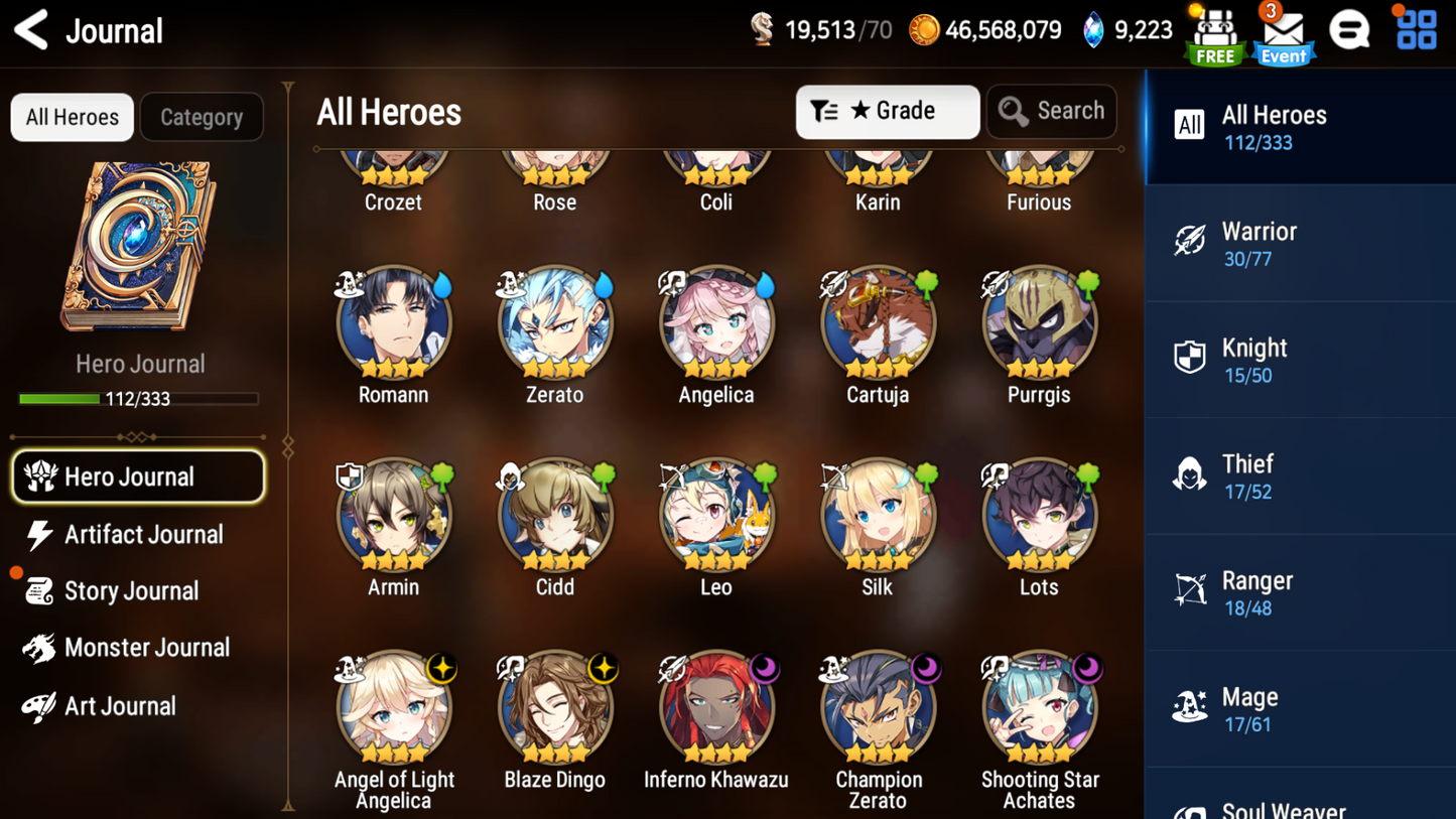 [GLOBAL] Epic 7 Seven 4ML Sea Phantom Politis Lilibet Iseria Vivian Angel Angelica+ ML pulls Starter Account-Mobile Games Starter