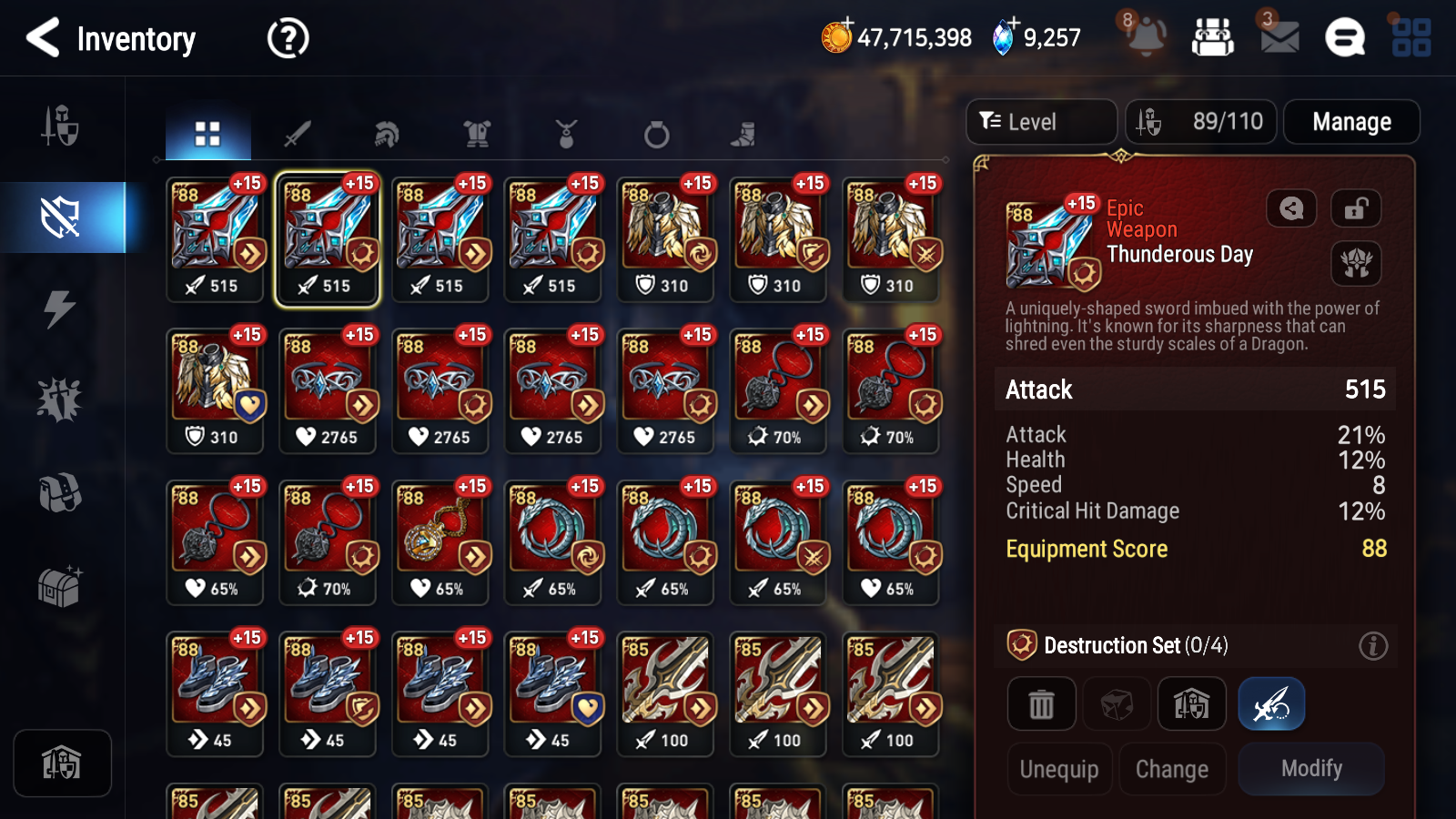 [GLOBAL] Epic 7 Seven 4ML Straze Lionheart Cermia Apocalypse Ravi Solitaria of the Snow + ML pulls + 20 Speed + 4 Sets Gear Starter Account-Mobile Games Starter