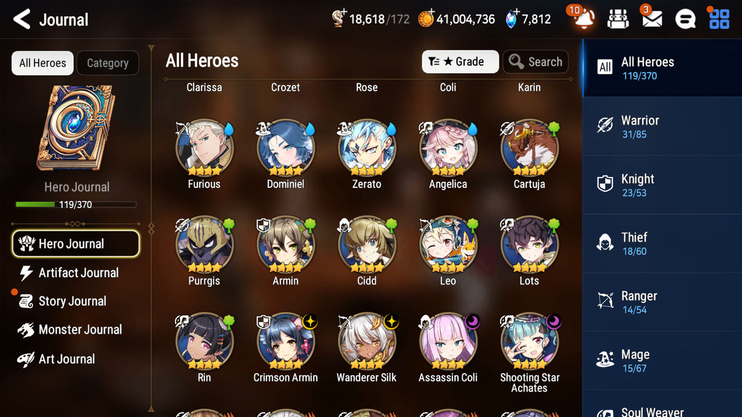 [GLOBAL] Epic 7 Seven 5ML 1LIM Hecate Fallen Cecilia Little Queen Charlotte Kise + ML pulls + 20 Speed + Name Starter Account-Mobile Games Starter