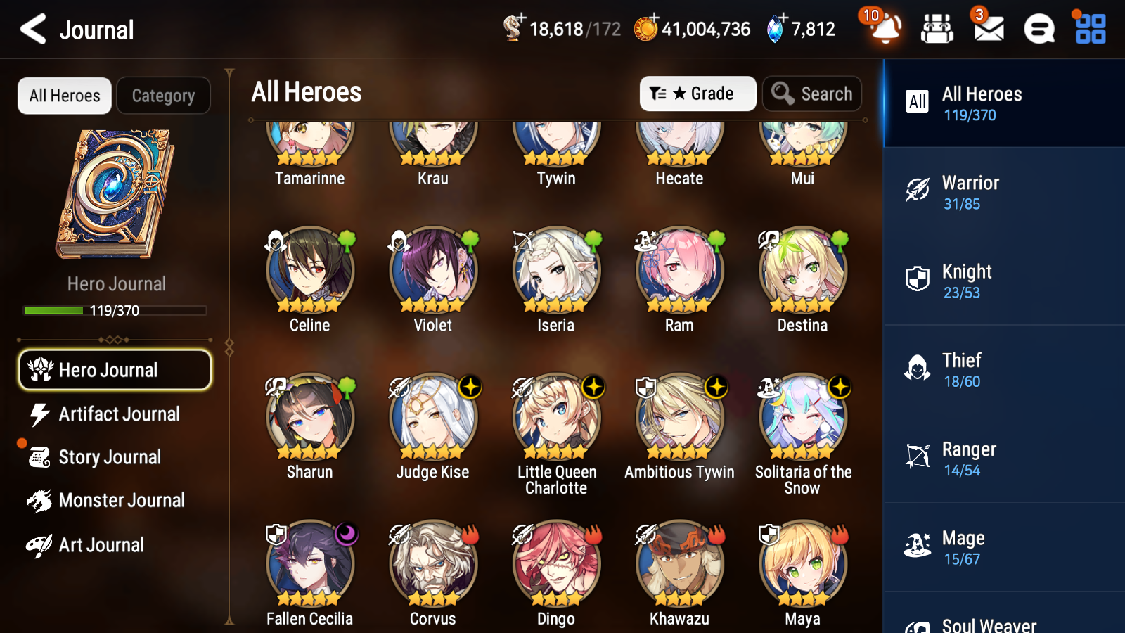 [GLOBAL] Epic 7 Seven 5ML 1LIM Hecate Fallen Cecilia Little Queen Charlotte Kise + ML pulls + 20 Speed + Name Starter Account-Mobile Games Starter