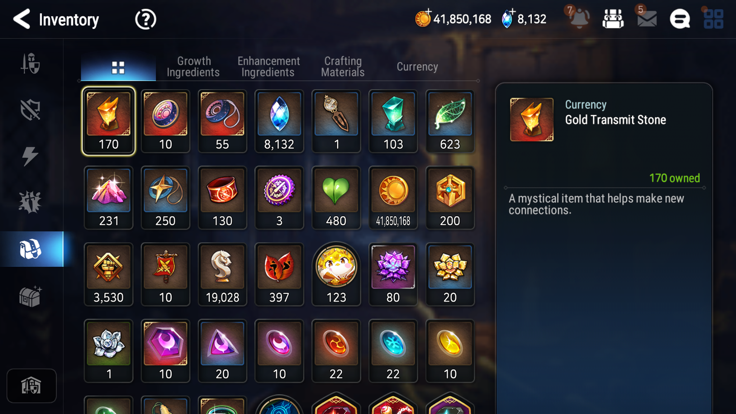 [GLOBAL] Epic 7 Seven 5ML 1LIM Salome Lionheart Cermia Maid Chloe Arbiter Vildred Apocalypse Ravi Fairytale Tenebria + ML pulls + 20 Speed + 4 Sets Gear +Name Starter Account-Mobile Games Starter
