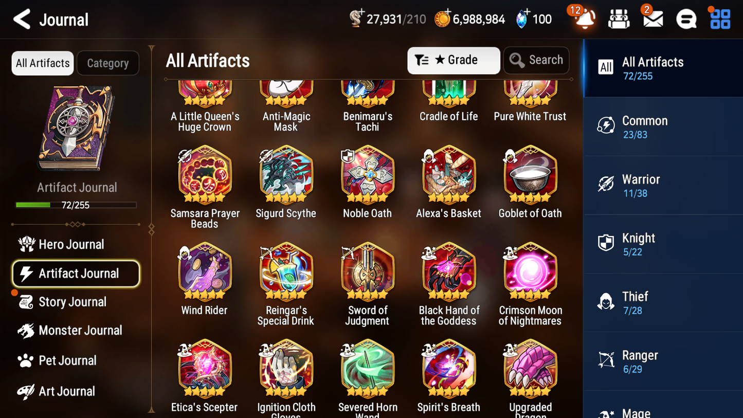 [GLOBAL] Epic 7 Seven 5ML + 22 4★ ML Conqueror Lilias Mediator Kawerik Dragon King Sharun Rimuru Milim Benimaru Edward Elric Cerise+20 speed++ 10-10 Account-Mobile Games Starter
