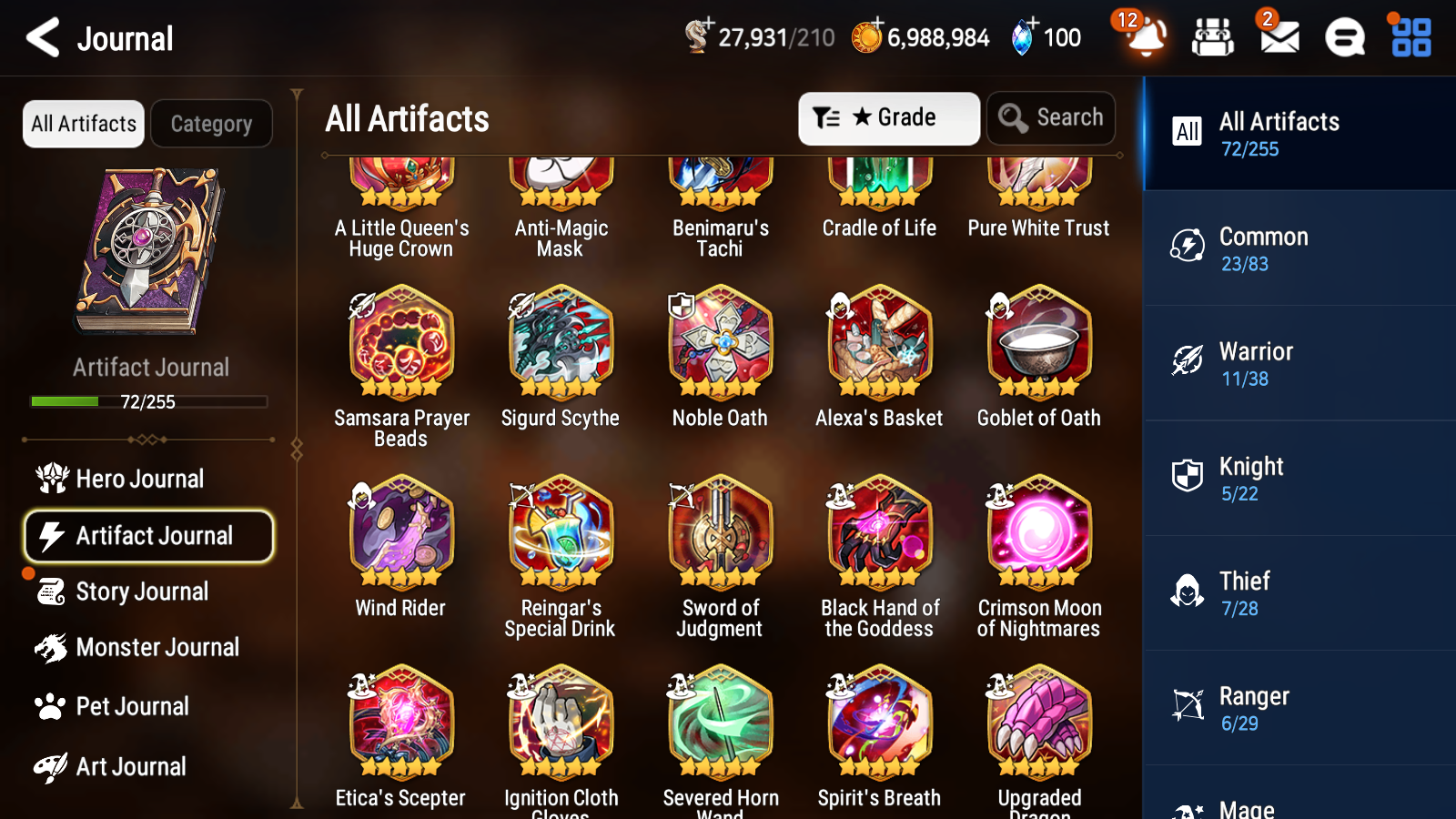 [GLOBAL] Epic 7 Seven 5ML + 22 4★ ML Conqueror Lilias Mediator Kawerik Dragon King Sharun Rimuru Milim Benimaru Edward Elric Cerise+20 speed++ 10-10 Account-Mobile Games Starter