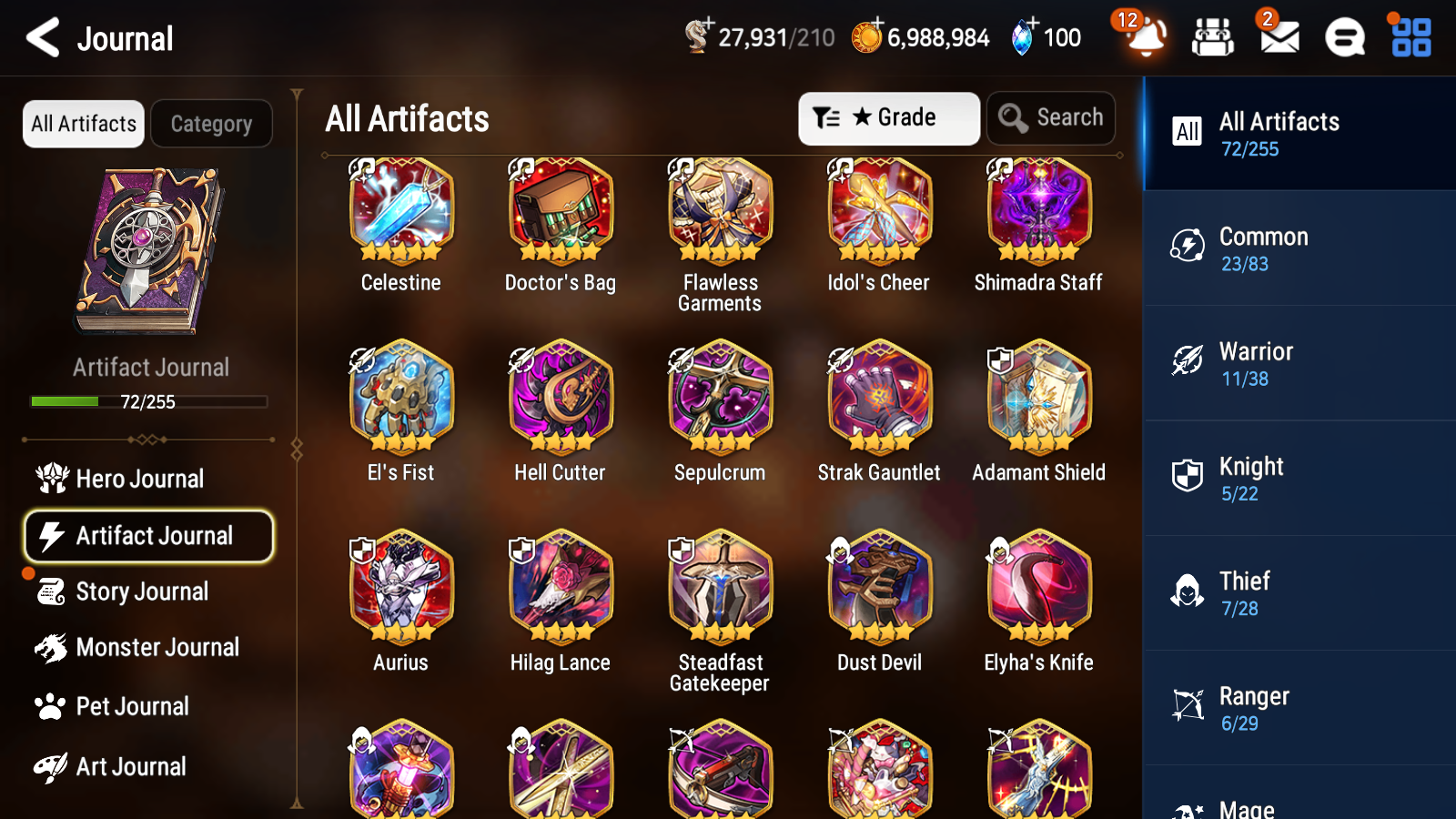[GLOBAL] Epic 7 Seven 5ML + 22 4★ ML Conqueror Lilias Mediator Kawerik Dragon King Sharun Rimuru Milim Benimaru Edward Elric Cerise+20 speed++ 10-10 Account-Mobile Games Starter