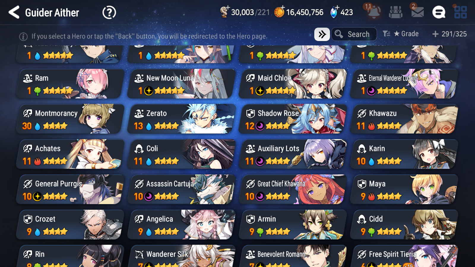 [GLOBAL] Epic 7 Seven 5ML + 23 4★ ML New Moon Luna Maid Chloe Violet Charles Ludwig Summer Break Charlotte Roy Mustang +20 speed++ 10-10 Account-Mobile Games Starter