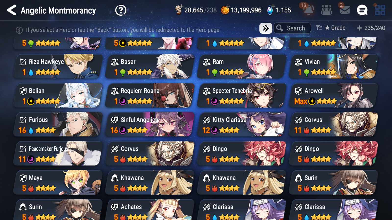 [GLOBAL] Epic 7 Seven 5ML + 26 4★ ML Belian Apocalypse Ravi Requiem Roana Kayron Tenebria Edward Elric +20 speed++ 10-10 Account-Mobile Games Starter