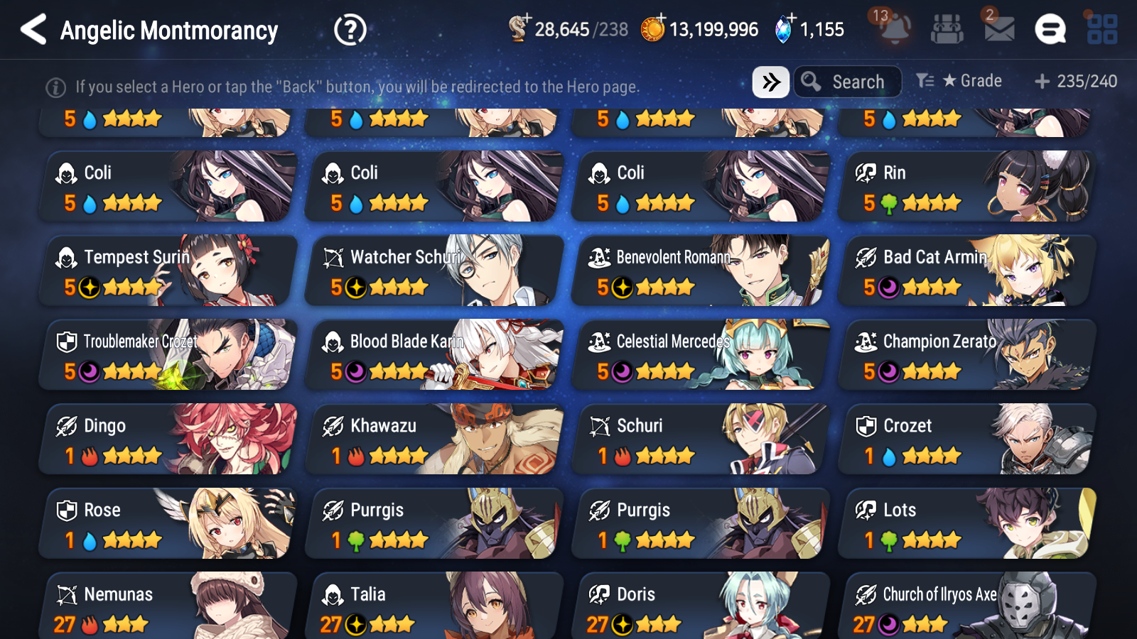 [GLOBAL] Epic 7 Seven 5ML + 26 4★ ML Belian Apocalypse Ravi Requiem Roana Kayron Tenebria Edward Elric +20 speed++ 10-10 Account-Mobile Games Starter