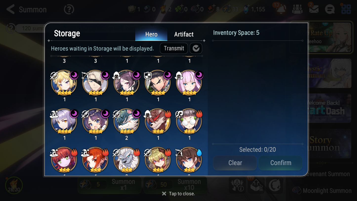 [GLOBAL] Epic 7 Seven 5ML + 26 4★ ML Belian Apocalypse Ravi Requiem Roana Kayron Tenebria Edward Elric +20 speed++ 10-10 Account-Mobile Games Starter