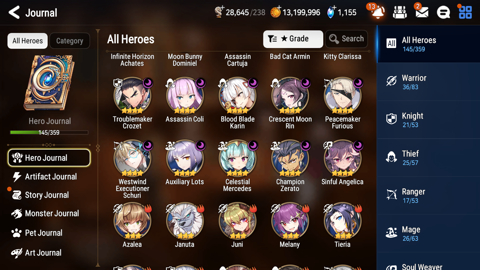 [GLOBAL] Epic 7 Seven 5ML + 26 4★ ML Belian Apocalypse Ravi Requiem Roana Kayron Tenebria Edward Elric +20 speed++ 10-10 Account-Mobile Games Starter