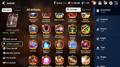 [GLOBAL] Epic 7 Seven 5ML + 26 4★ ML Belian Apocalypse Ravi Requiem Roana Kayron Tenebria Edward Elric +20 speed++ 10-10 Account-Mobile Games Starter