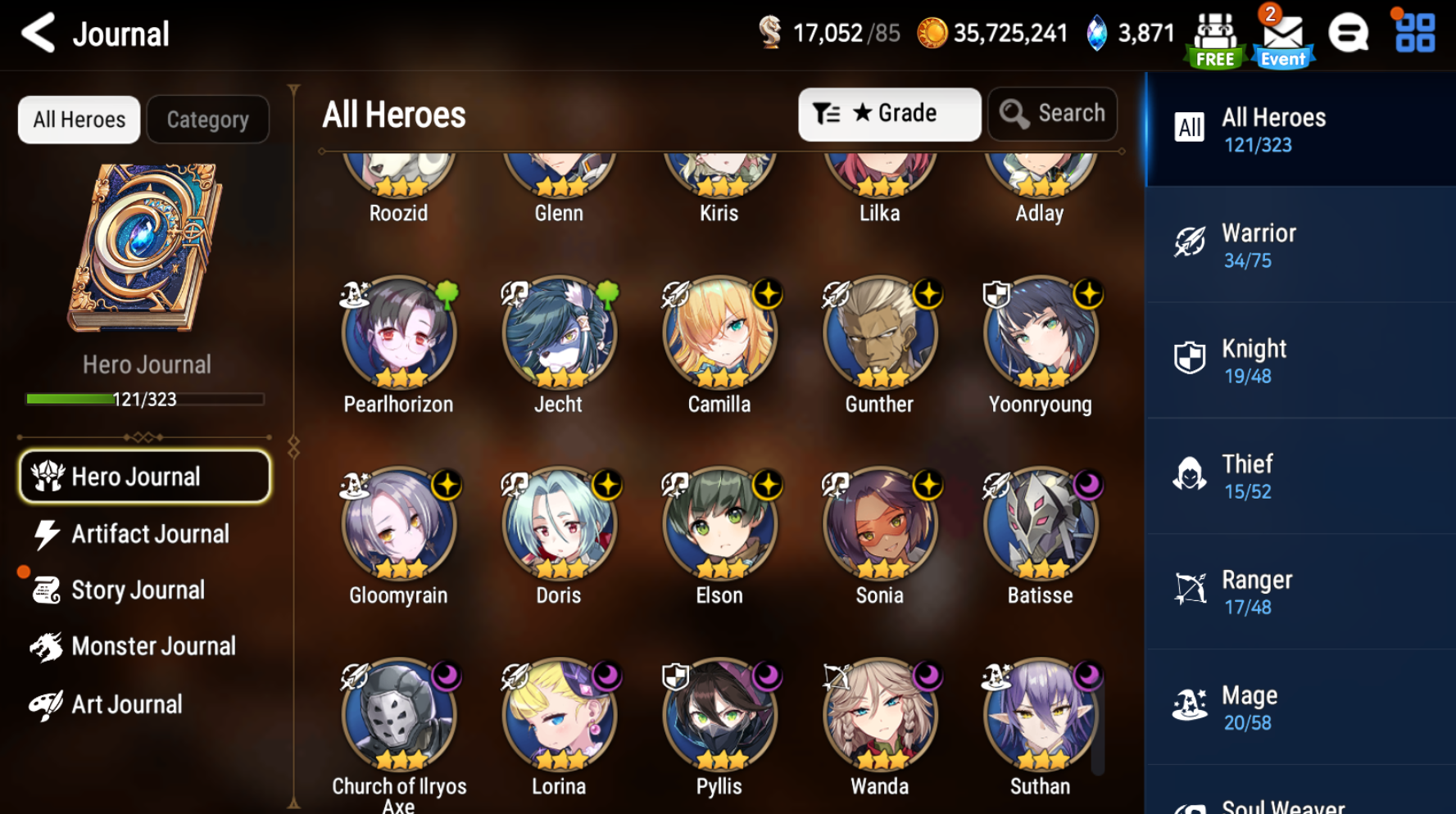 [GLOBAL] Epic 7 Seven 5ML Belian Silver Blade Aramintha Fallen Cecilia Dark Corvus Designer Lilibet Jack Rem +ML pulls + Name 7-1 Starter Account-Mobile Games Starter