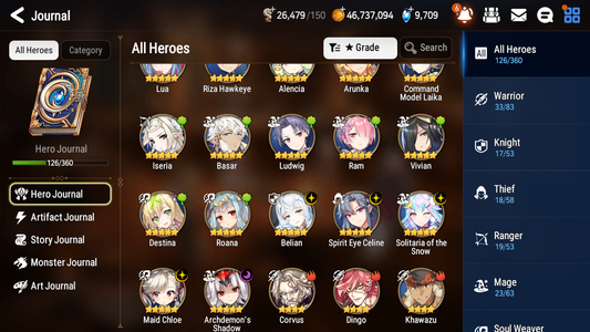 [GLOBAL] Epic 7 Seven 5ML Belian Spirit Eye Celine Solitaria of the Snow Maid Chloe Archdemon +47ML pulls + 20 Speed Starter Account-Mobile Games Starter