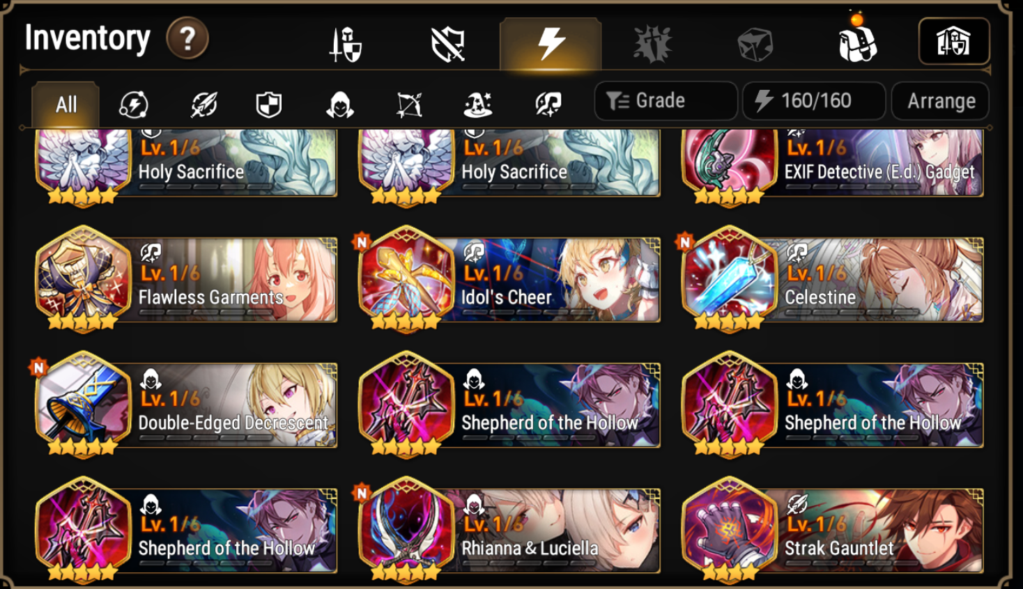 [GLOBAL] Epic 7 Seven 5ML Frieren+Artifact + Lone Crescent Bellona Top Model Luluca Judge Kise Faithless Lidica + 33ML pulls 2800Mystics +20 Speed +Name Starter Account-Mobile Games Starter
