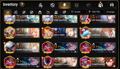 [GLOBAL] Epic 7 Seven 5ML Frieren+Artifact + Lone Crescent Bellona Top Model Luluca Judge Kise Faithless Lidica + 33ML pulls 2800Mystics +20 Speed +Name Starter Account-Mobile Games Starter