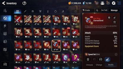 [GLOBAL] Epic 7 Seven 5ML Lady of the Scales New Moon Luna Belian Remnant Violet +10k Gems + 61ML pulls +20 speed + Luna Skin Starter Account-Mobile Games Starter