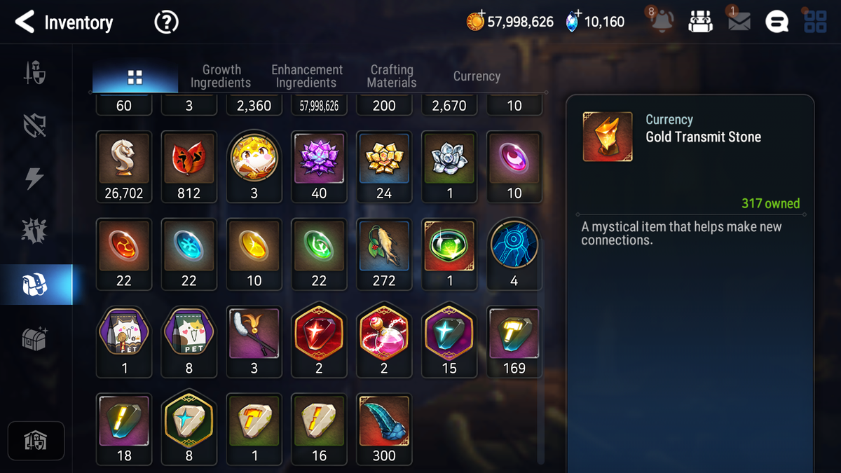 [GLOBAL] Epic 7 Seven 5ML Lady of the Scales New Moon Luna Belian Remnant Violet +10k Gems + 61ML pulls +20 speed + Luna Skin Starter Account-Mobile Games Starter