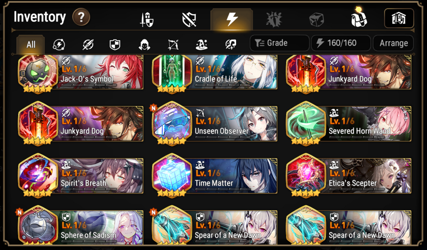 [Global] Epic 7 Seven 5ML Lone Crescent Bellona Top Model Luluca Judge Kise Faithless Lidica +Name Starter Account-Mobile Games Starter