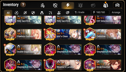 [Global] Epic 7 Seven 5ML Lone Crescent Bellona Top Model Luluca Judge Kise Faithless Lidica +Name Starter Account-Mobile Games Starter