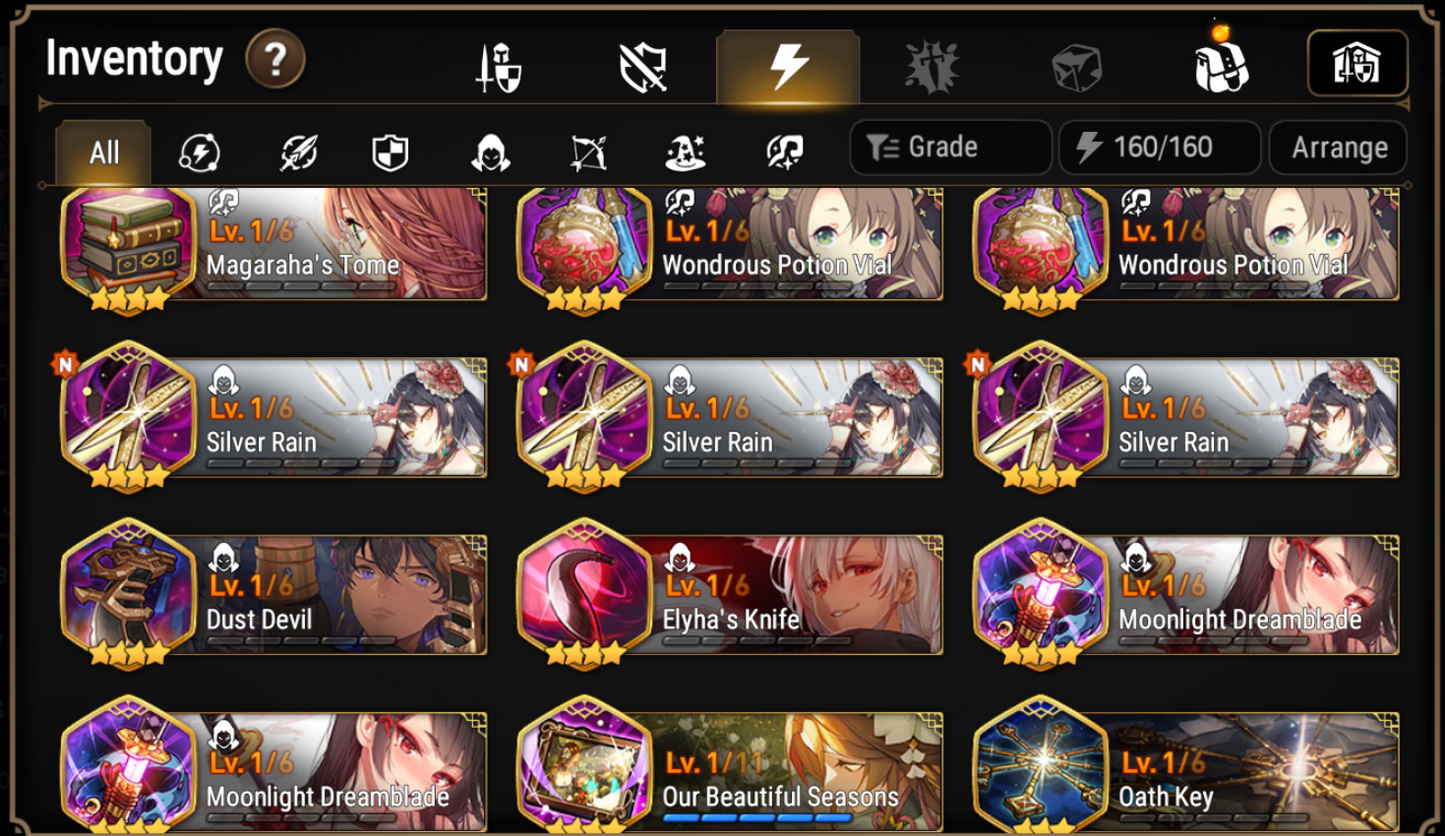 [Global] Epic 7 Seven 5ML Lone Crescent Bellona Top Model Luluca Judge Kise Faithless Lidica +Name Starter Account-Mobile Games Starter