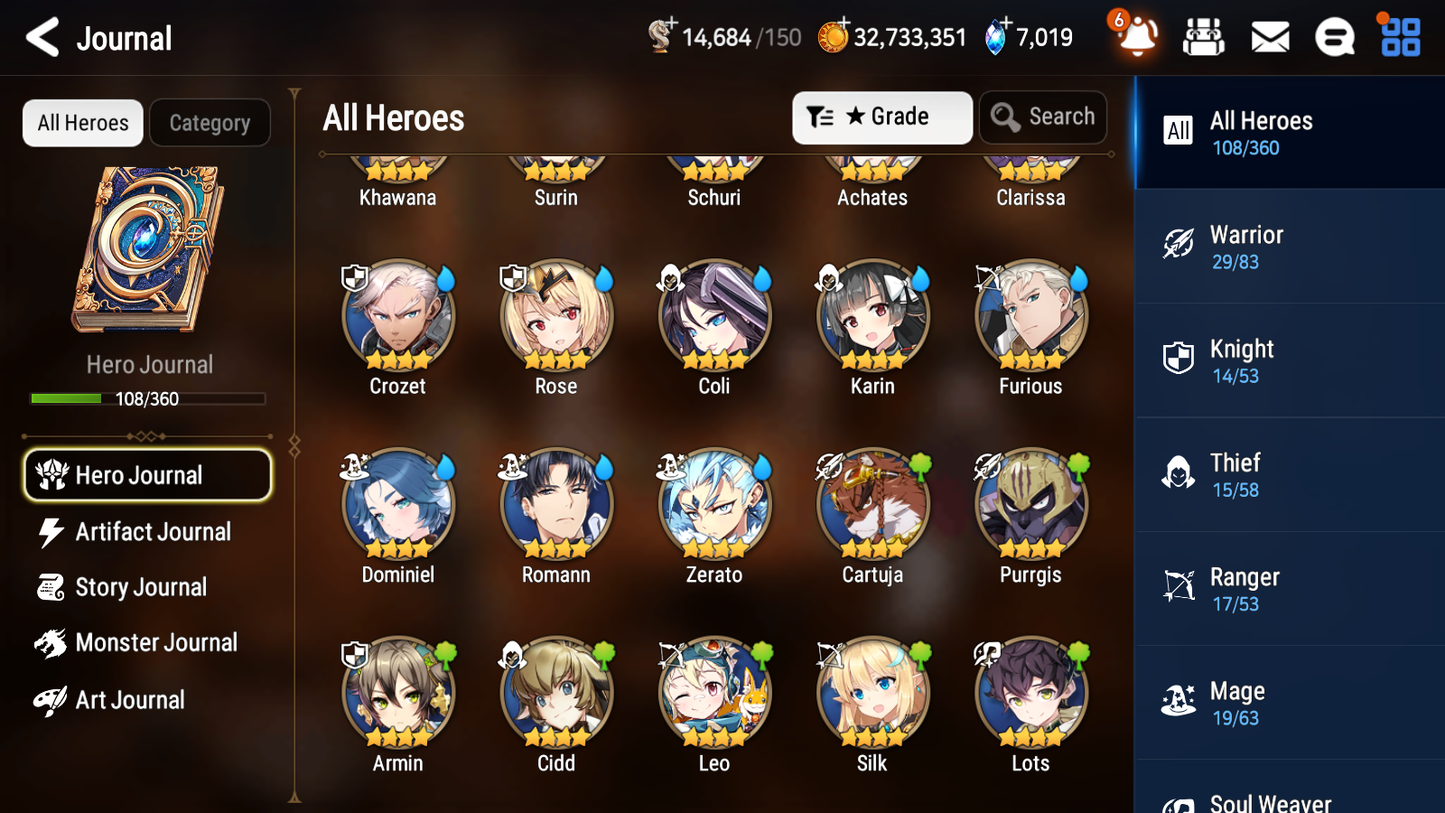 [GLOBAL] Epic 7 Seven 5ML Lone Crescent Bellona Zio Lionheart Cermia Archdemon DJ Basar + ML pulls + 20 Speed Starter Account-Mobile Games Starter