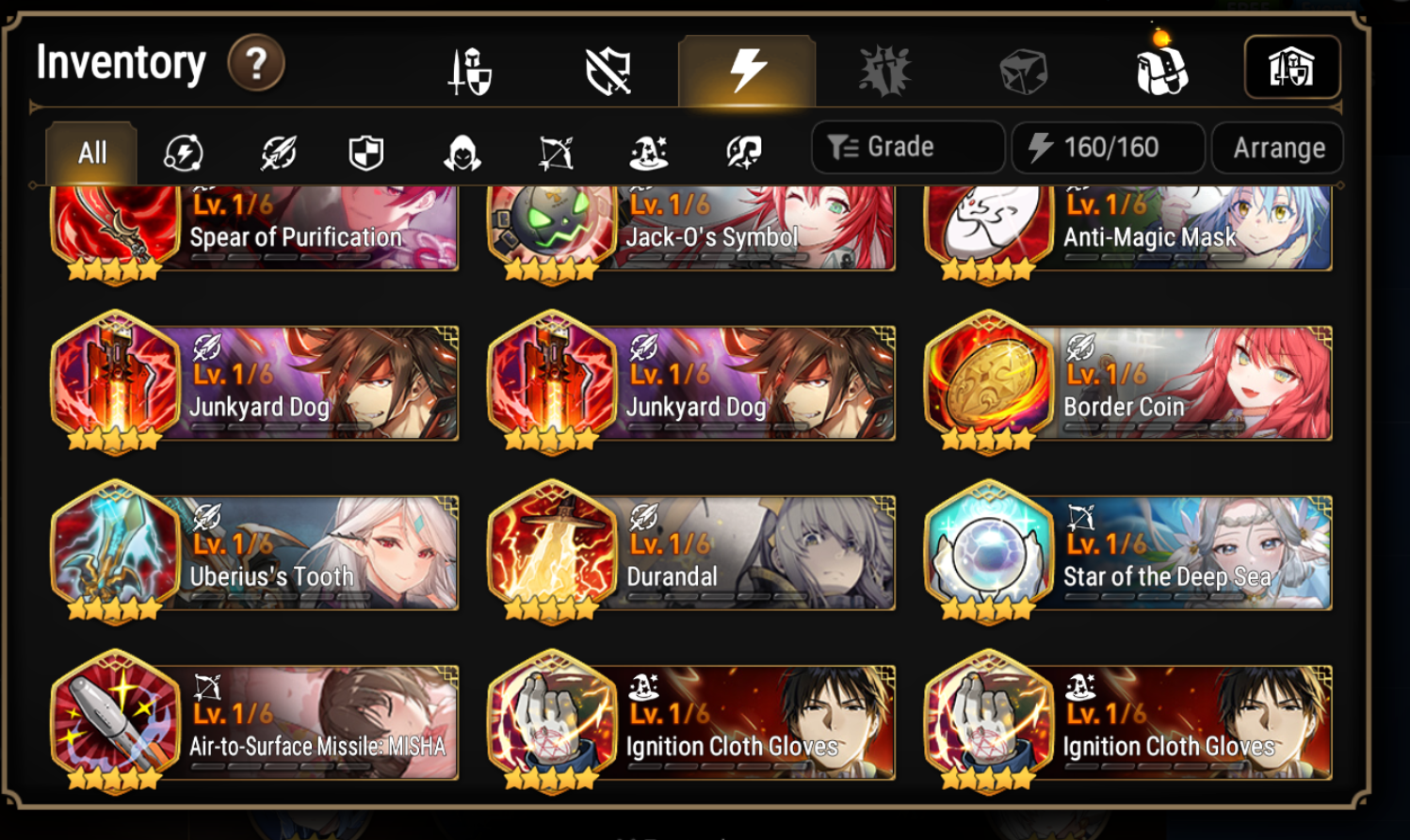 [GLOBAL] Epic 7 Seven 5ML Navy Captain Landy Belian Spirit Eye Celine Maid Chloe Briar Witch Iseria +ML pulls + Name Starter Account-Mobile Games Starter