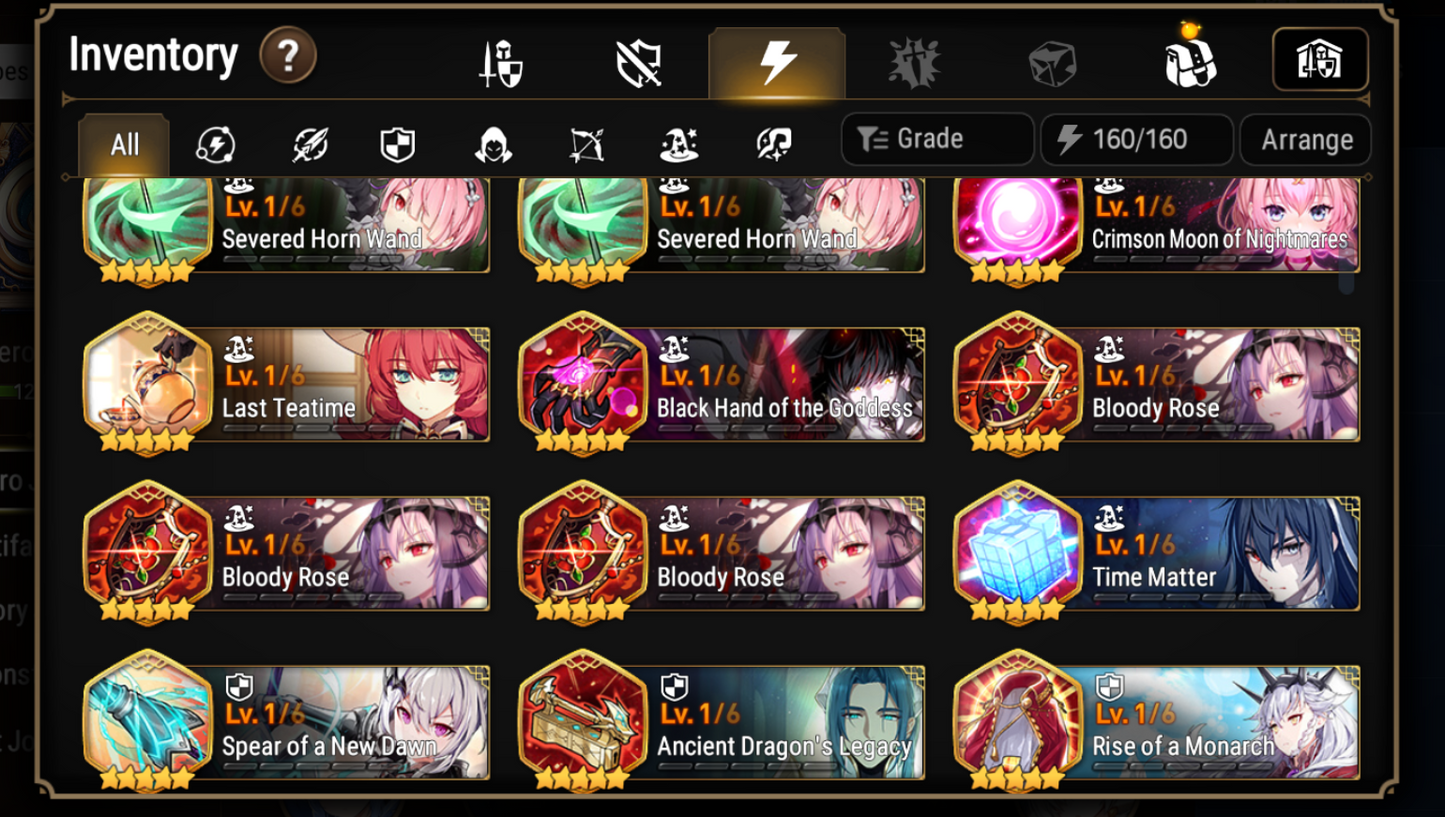 [GLOBAL] Epic 7 Seven 5ML Navy Captain Landy Belian Spirit Eye Celine Maid Chloe Briar Witch Iseria +ML pulls + Name Starter Account-Mobile Games Starter