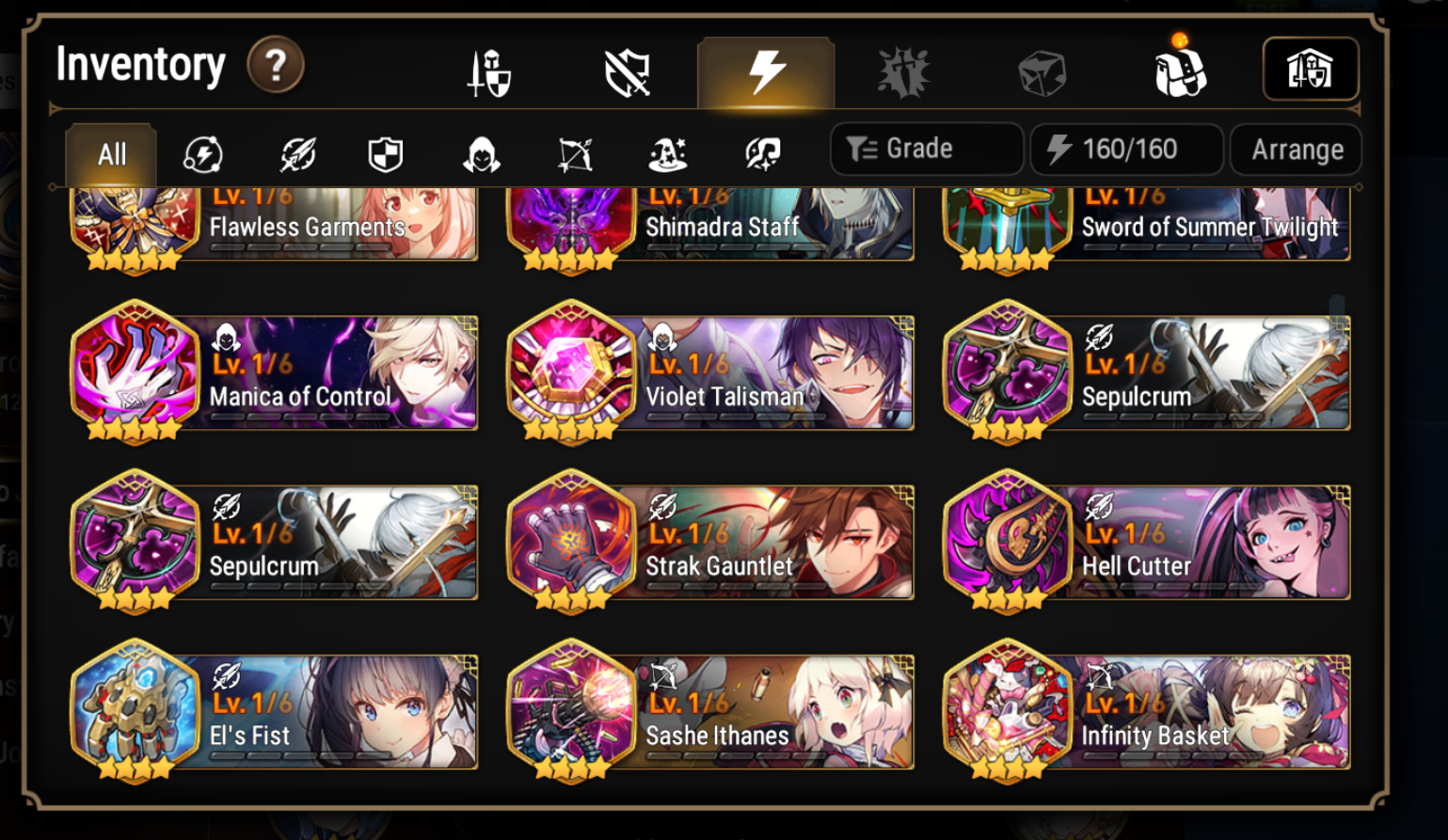 [GLOBAL] Epic 7 Seven 5ML Navy Captain Landy Belian Spirit Eye Celine Maid Chloe Briar Witch Iseria +ML pulls + Name Starter Account-Mobile Games Starter