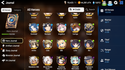 [GLOBAL] Epic 7 Seven 5ML Navy Captain Landy Requiem Roana Kise DJ Basar Sez + ML pulls Starter Account-Mobile Games Starter