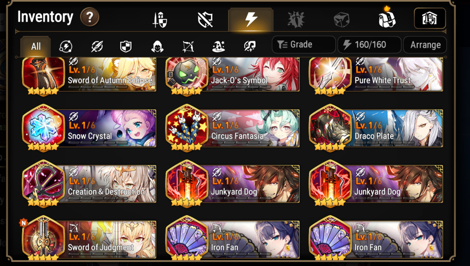 [GLOBAL] Epic 7 Seven 5ML Remnant Violet Operator Sigret Top Model Luluca Judge Kise Spirit Eye Celine + 30ML pulls Starter Account-Mobile Games Starter