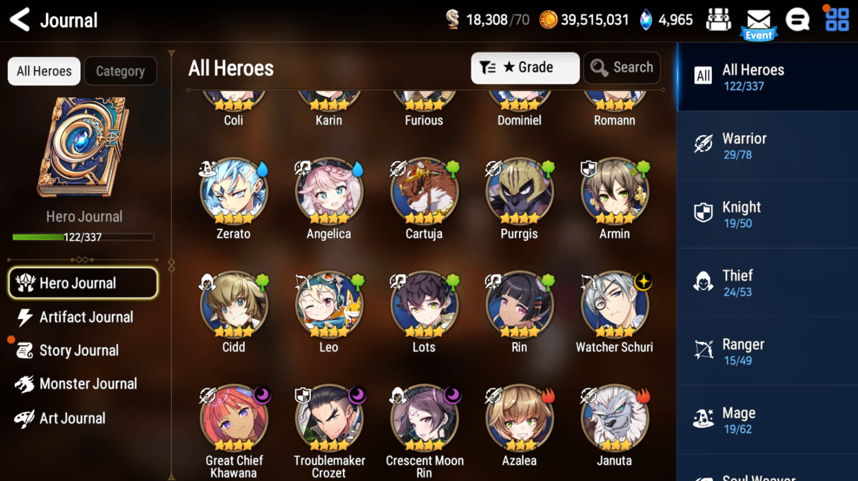 [GLOBAL] Epic 7 Seven 5ML Sea Phantom Politis Maid Chloe Remnant Violet Luluca Ken + ML pulls + Name Starter Account-Mobile Games Starter