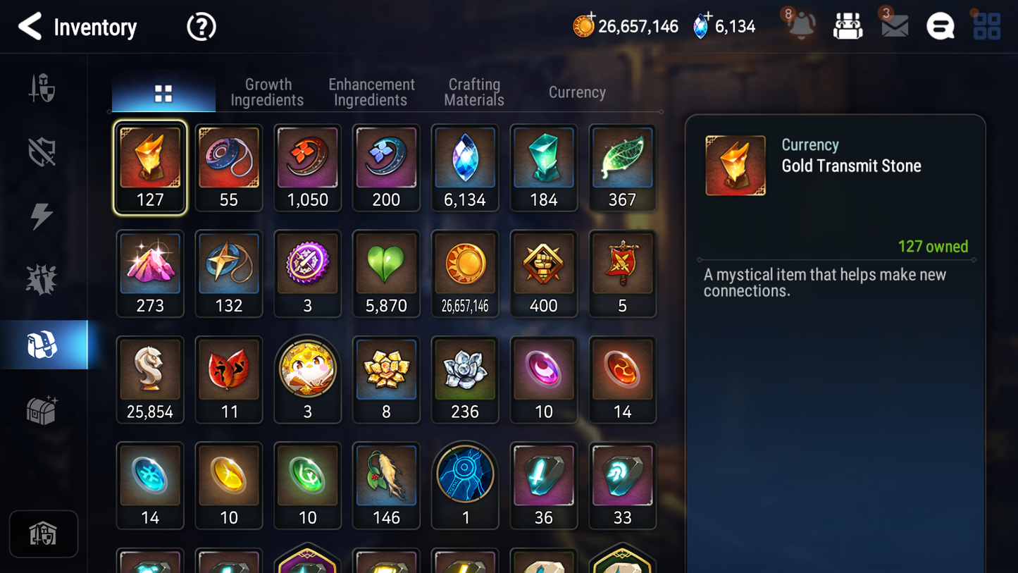 [GLOBAL] Epic 7 Seven 5ML Straze Remnant Violet Top Model Luluca Sylvan Little Queen Charlotte + ML pulls + 20 Speed + Name Starter Account-Mobile Games Starter