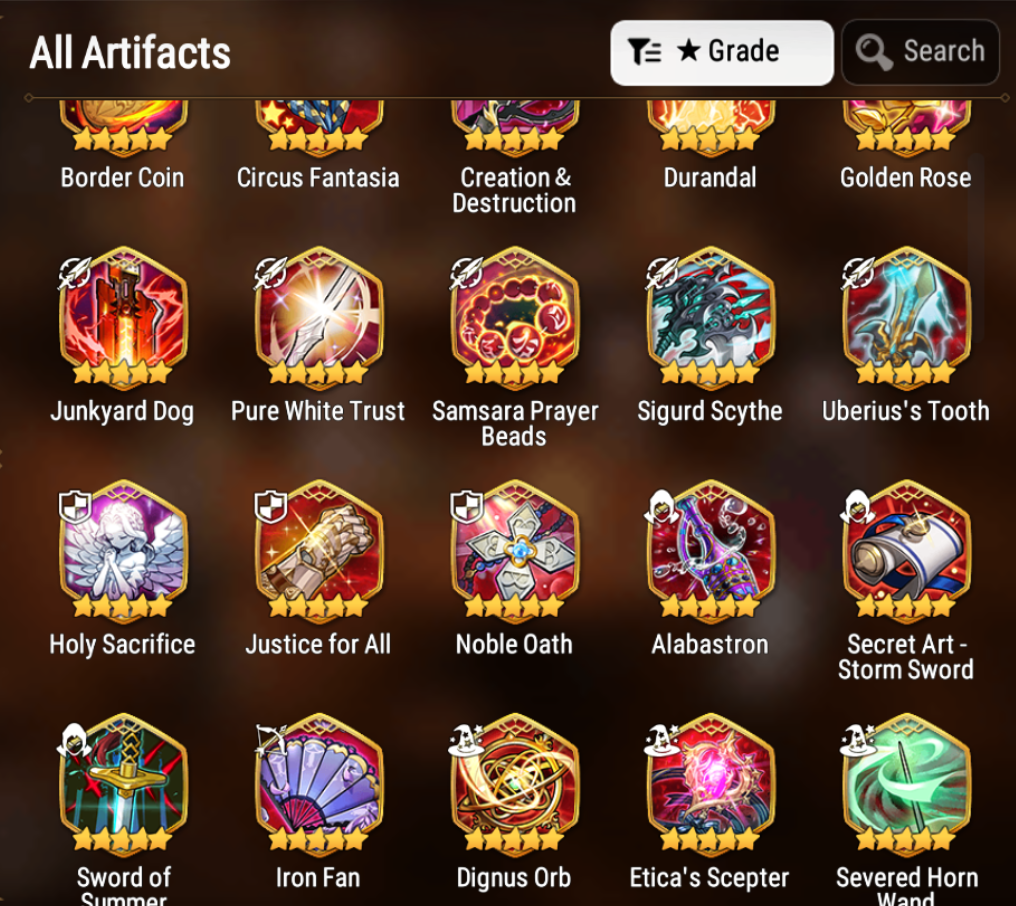 [GLOBAL] Epic 7 Seven 5ML Witch of the Mere Tenebria New Moon Luna Arbiter Vildred Kise Sigret Angel + ML pulls + Name Starter Account-Mobile Games Starter
