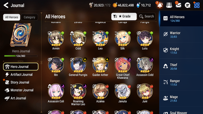 [GLOBAL] Epic 7 Seven 5ML Witch of the Mere Tenebria New Moon Luna Fallen Cecilia Maid Chloe +10k Gems + 44ML pulls + 20 Speed Starter Account-Mobile Games Starter