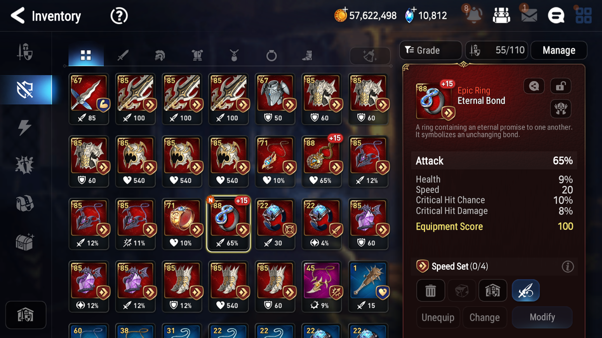 [GLOBAL] Epic 7 Seven 5ML Witch of the Mere Tenebria New Moon Luna Fallen Cecilia Maid Chloe +10k Gems + 58ML pulls + 2x 20 Speed + Luna Skin Starter Account-Mobile Games Starter