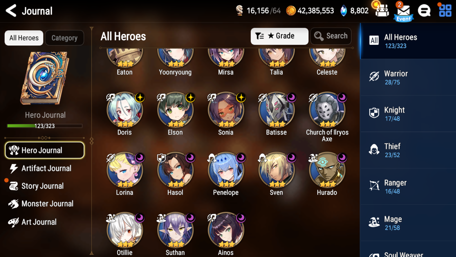 [GLOBAL] Epic 7 Seven 5ML Zio Remnant Violet Twisted Eidolon Kayron DJ Desert Jewel Basar Closer Charles + 27ML pulls Starter Account-Mobile Games Starter