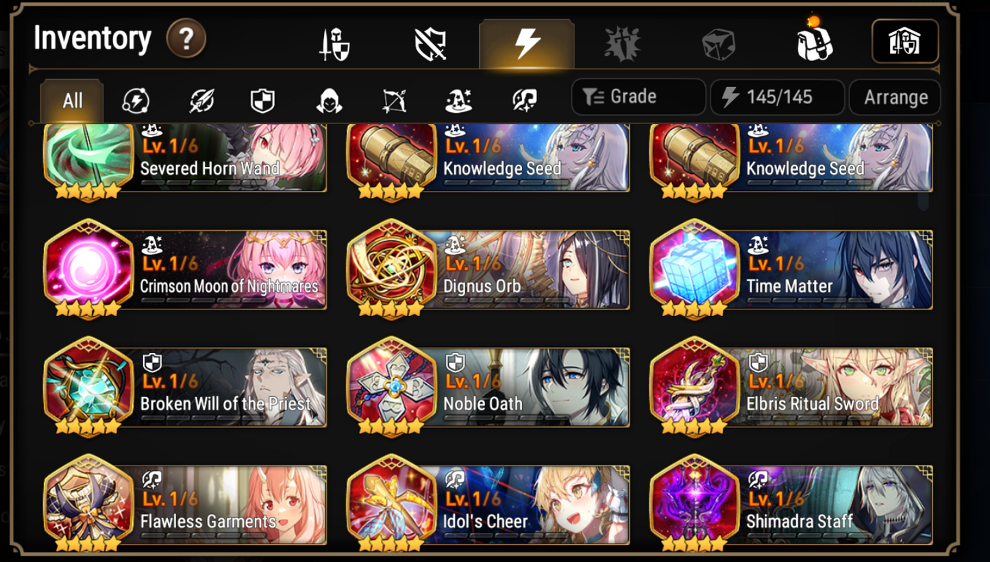 [GLOBAL] Epic 7 Seven 5ML Zio Remnant Violet Twisted Eidolon Kayron DJ Desert Jewel Basar Closer Charles + 27ML pulls Starter Account-Mobile Games Starter