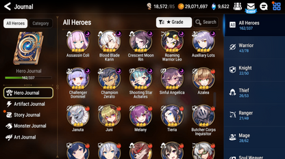 [Global] Epic 7 Seven 5ML+29 4*ML+3 Tensura limited Rimuru+art Benimaru Milim Designer Lilibet Eternal Wanderer Ludwig+Name 10-10 Account-Mobile Games Starter