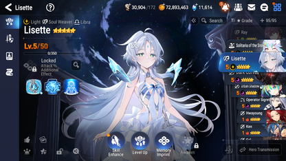[GLOBAL] Epic 7 Seven 6ML 1LIM Lisette Rinak + Choux Solitaria of the Snow Dark Corvus Operator Sigret Pavel + 91ML pulls 11k skystones 1300 mystics+2x 20 Speed + Luna Skin+ Name Starter Account-Mobile Games Starter