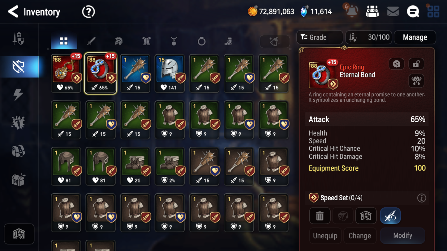 [GLOBAL] Epic 7 Seven 6ML 1LIM Lisette Rinak + Choux Solitaria of the Snow Dark Corvus Operator Sigret Pavel + 91ML pulls 11k skystones 1300 mystics+2x 20 Speed + Luna Skin+ Name Starter Account-Mobile Games Starter