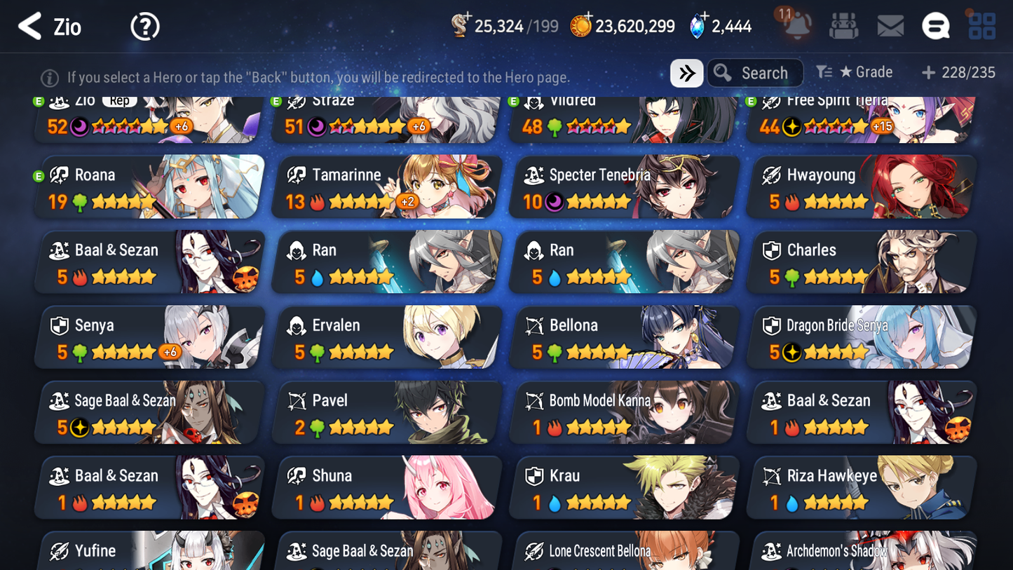 [GLOBAL] Epic 7 Seven 6ML + 24 4★ ML Dragon Bride Senya Lone Crescent Bellona Straze Zio+20 speed++ 10-10 Account-Mobile Games Starter